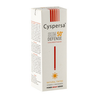 کرم ضد آفتاب رنگی روشن کننده سیسپرسا با SPF50 حجم 50 میلی لیتر