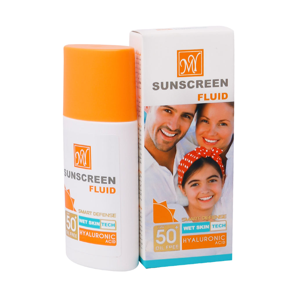 ضد آفتاب فلوئید مای مدل هیالورونیک اسید SPF50 حجم 50 میلی لیتر