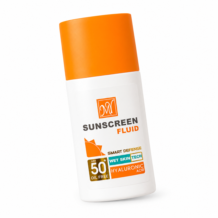 ضد آفتاب فلوئید مای مدل هیالورونیک اسید SPF50 حجم 50 میلی لیتر
