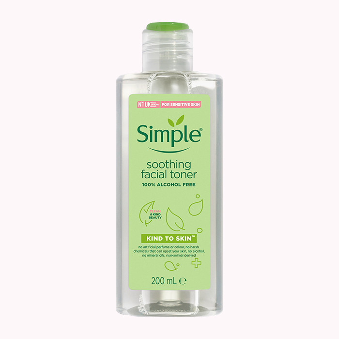 تونر تسکین دهنده پوست سیمپل مدل Soothing حجم 200 میلی لیتر