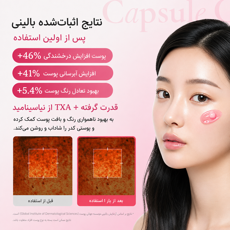 کرم کپسولی نیاسینامید مدی کیوب