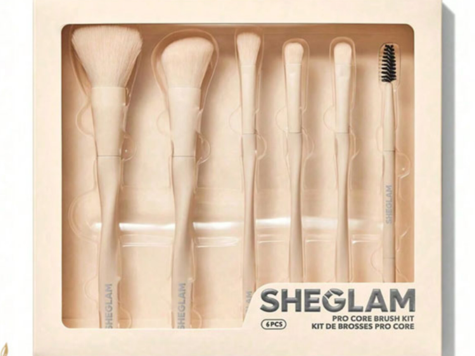 ست براش 6 عددی شیگلم مدل Pro Core Brush Kit مناسب آرایش صورت و چشم